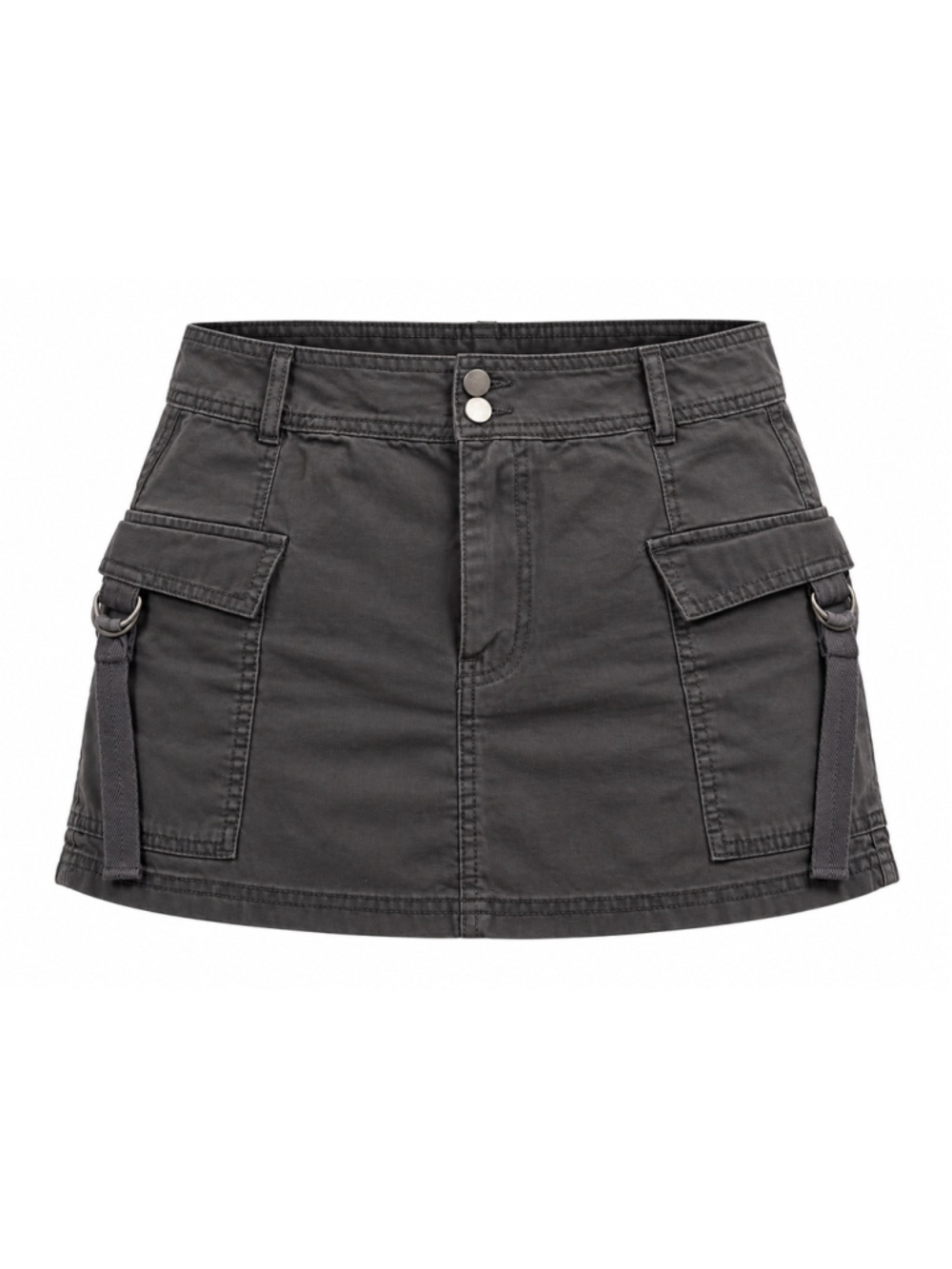 Women's PacSun Grey Cargo Mini Skirt Size S
369